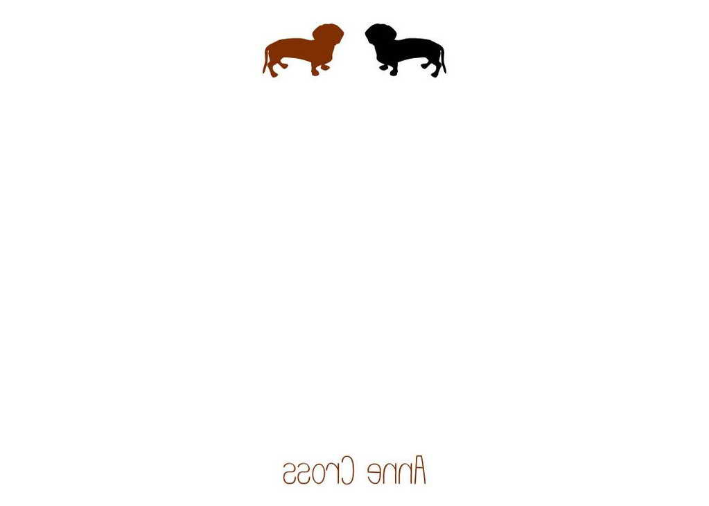 Dachshund Stationery