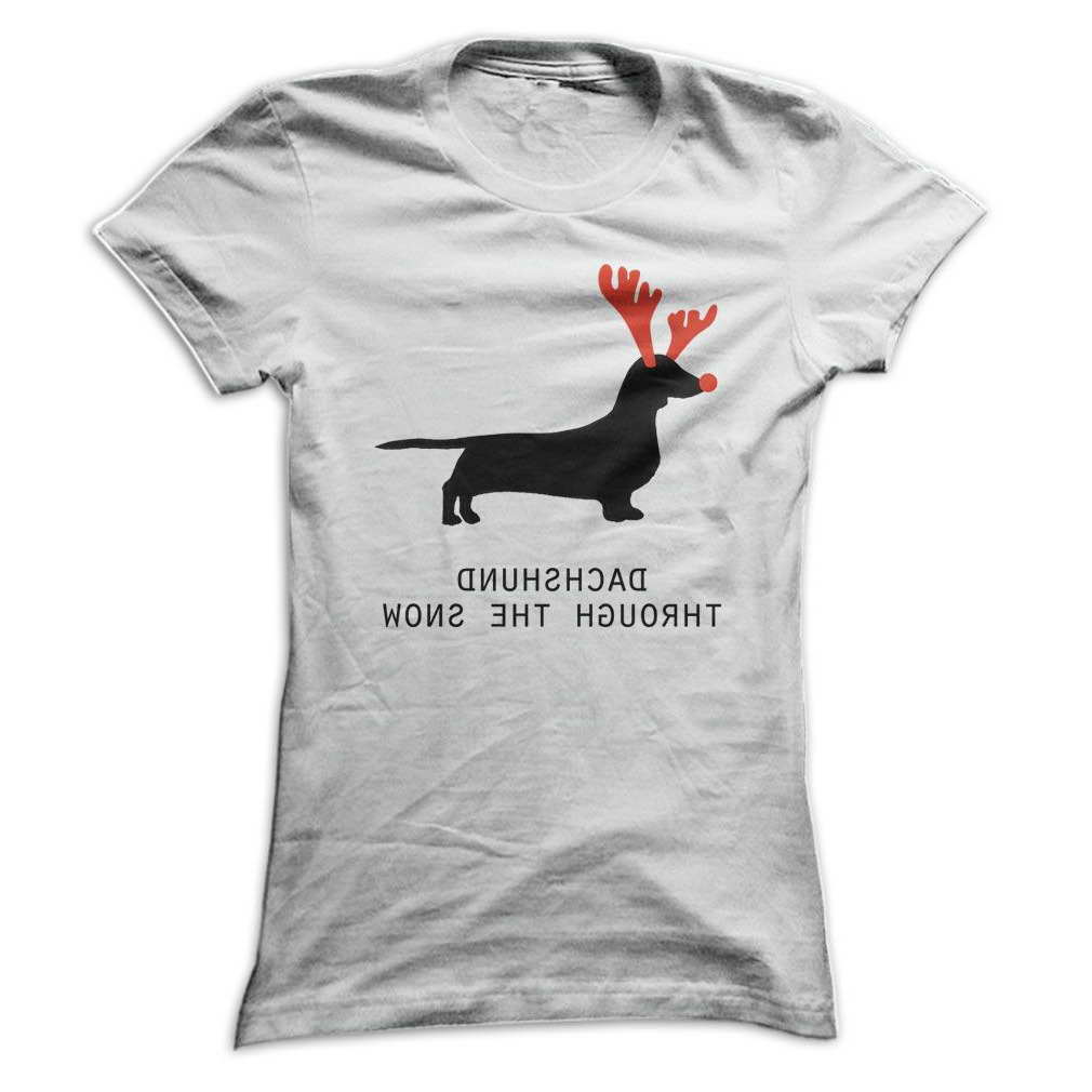 Dachshund Through The Snow T Shirt