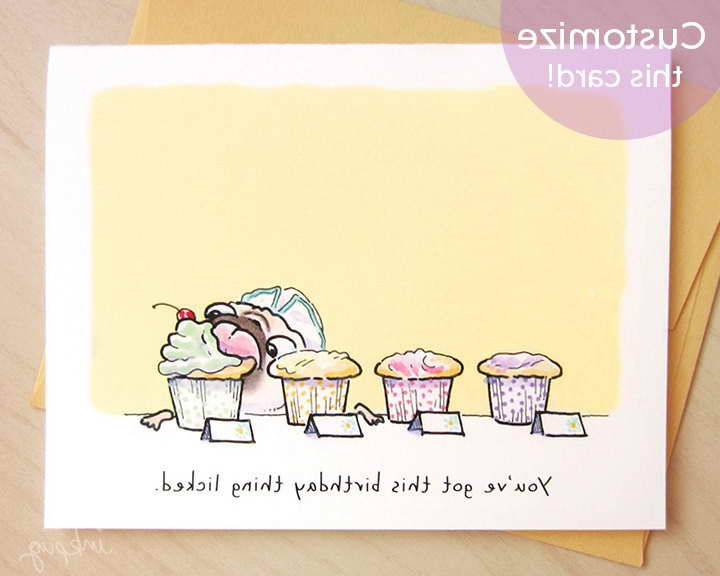 Funny Pug Birthday Cards