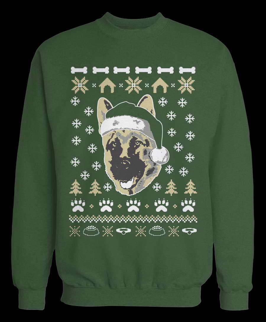German Shepherd Christmas Sweater
