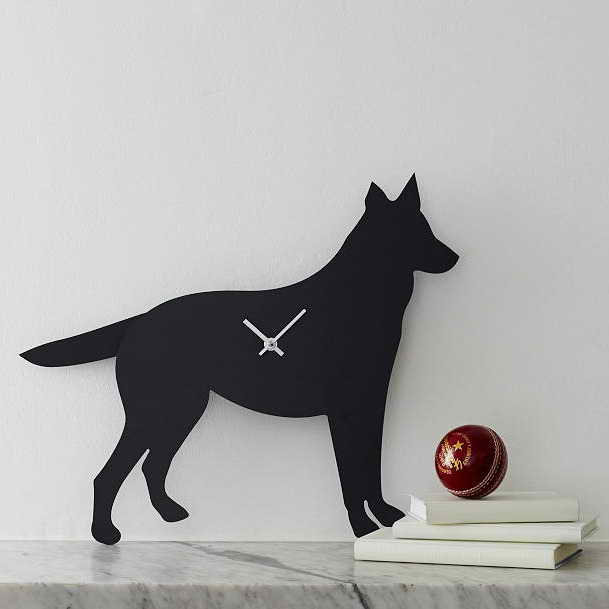 German Shepherd Clock