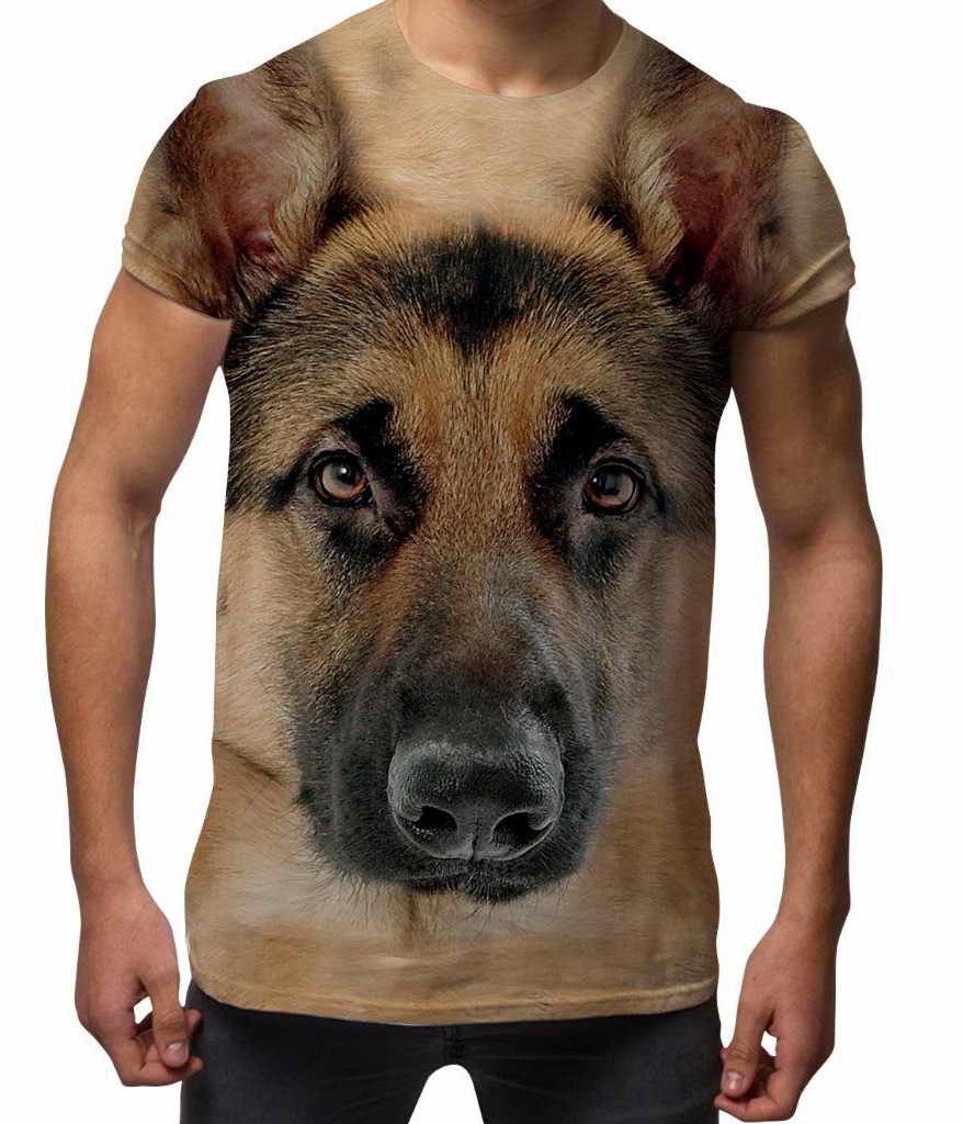 German Shepherd Face T Shirt