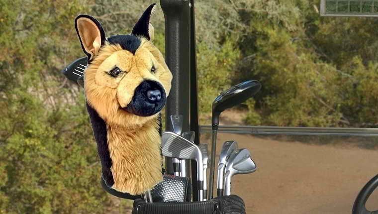 German Shepherd Golf Head Cover