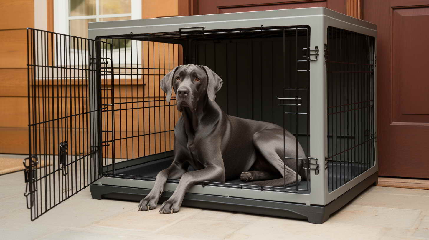 Great Dane Crate Training Schedule Example
