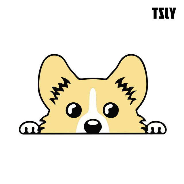 Corgi Car Sticker