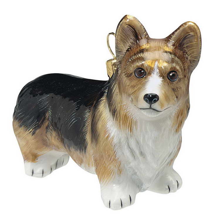 Corgi Christmas Ornament