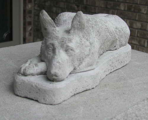 German Shepherd Memorial Statue