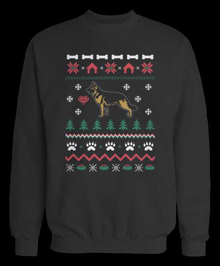 German Shepherd Ugly Christmas Sweater