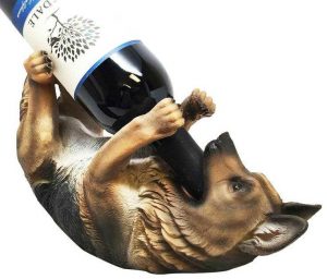 German Shepherd Wine Bottle Holder