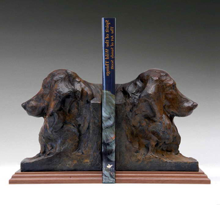 Golden Retriever Bookends