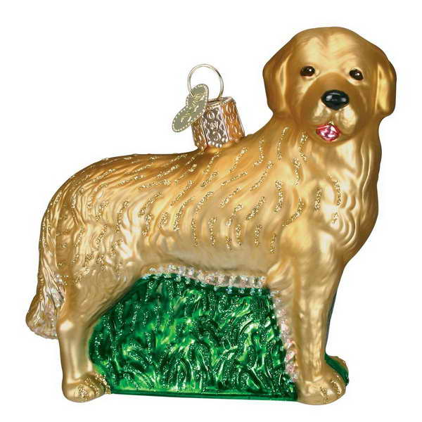 Golden Retriever Christmas Ornament