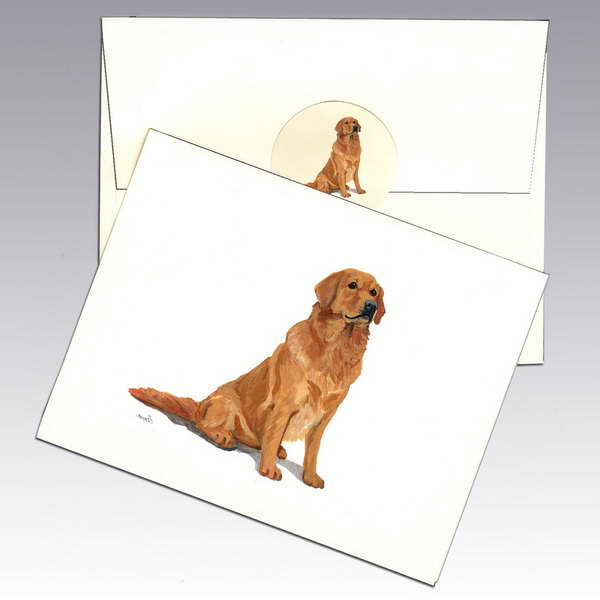 Golden Retriever Note Cards