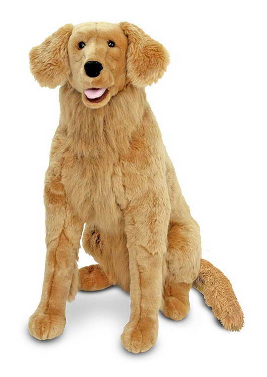 plush golden retriever