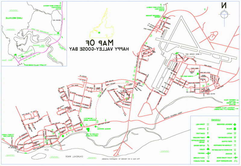 Goose Bay Labrador Map