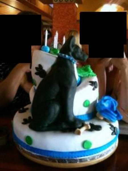 Great Dane Cake