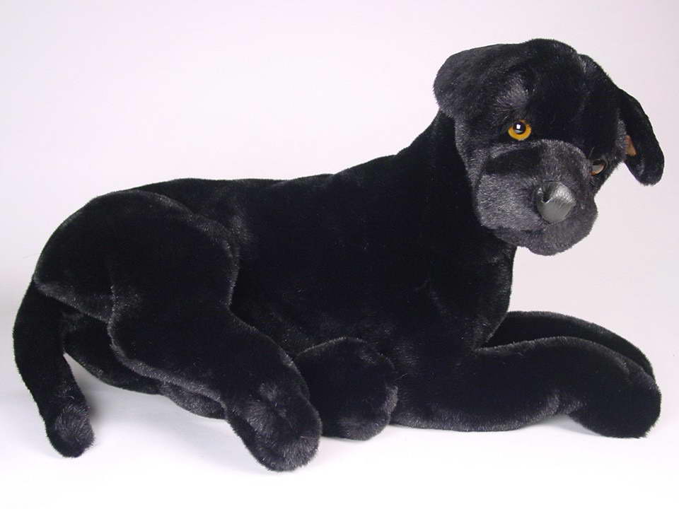 Great Dane Stuffed Animal Black