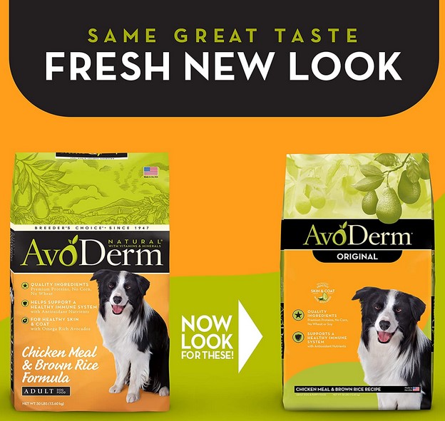 AvoDerm Dog Food Skin Allergies