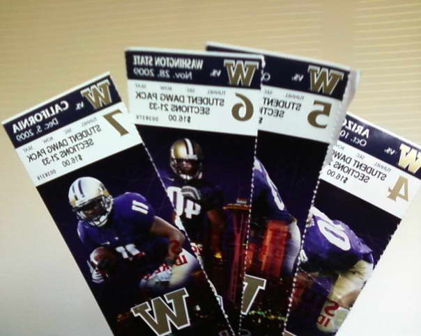 Husky Tickets Football