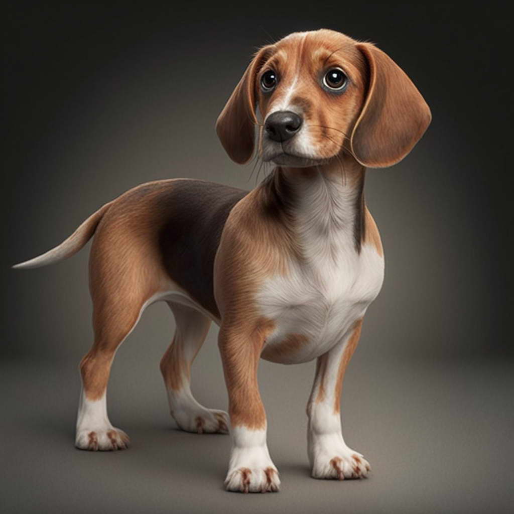 Dachshund Mix with Beagle Fur Type