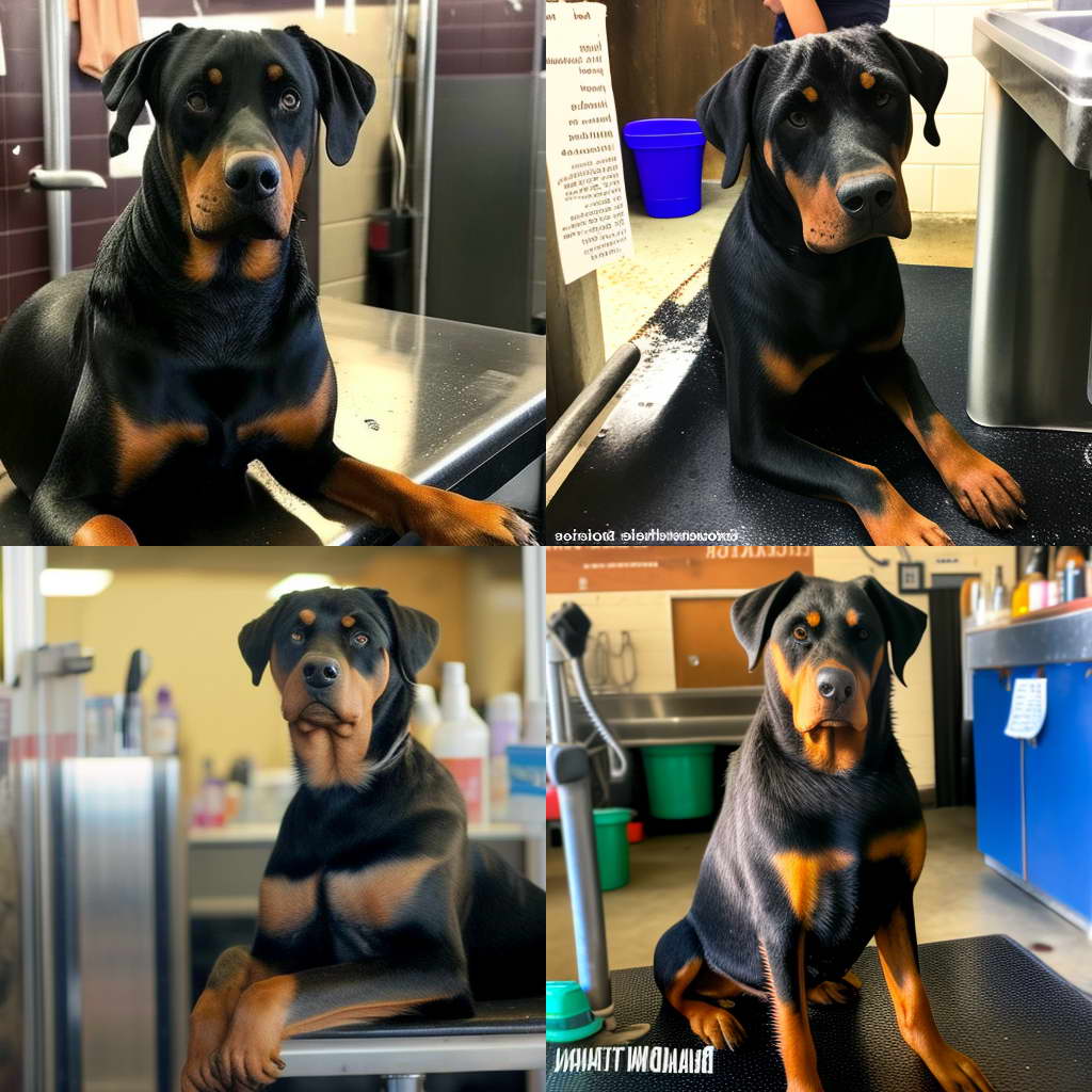 Doberman Rottweiler Mix Grooming