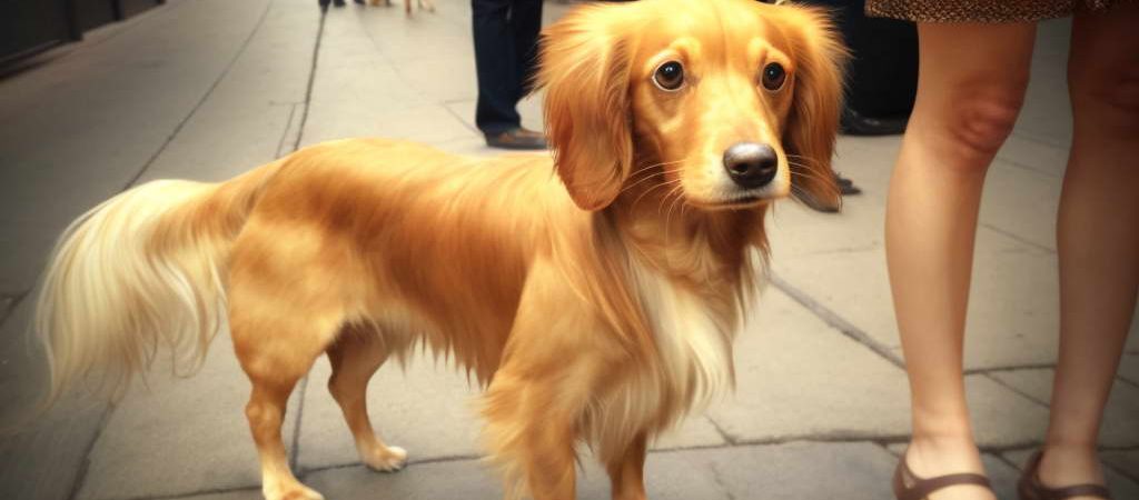 Golden Retriever Mix with Dachshunds Exercise