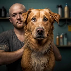 Golden Retriever Pitbull Mix Grooming