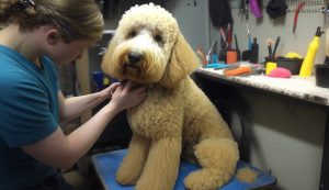 Grooming Golden Doodle