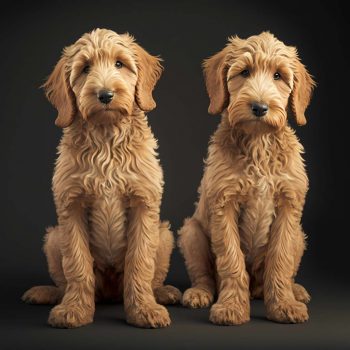 Medium Golden Doodle Size