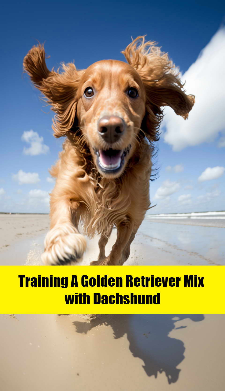 Training A Golden Retriever Mix with Dachshund