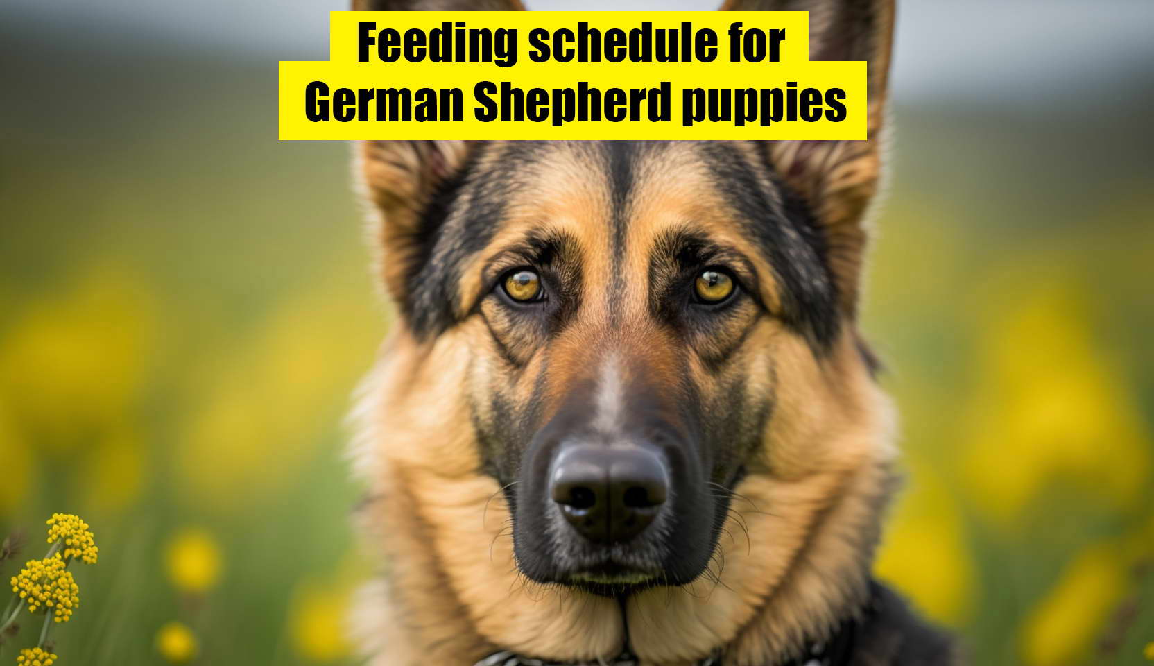 Understanding Feeding Schedule for German Shepherd Puppies