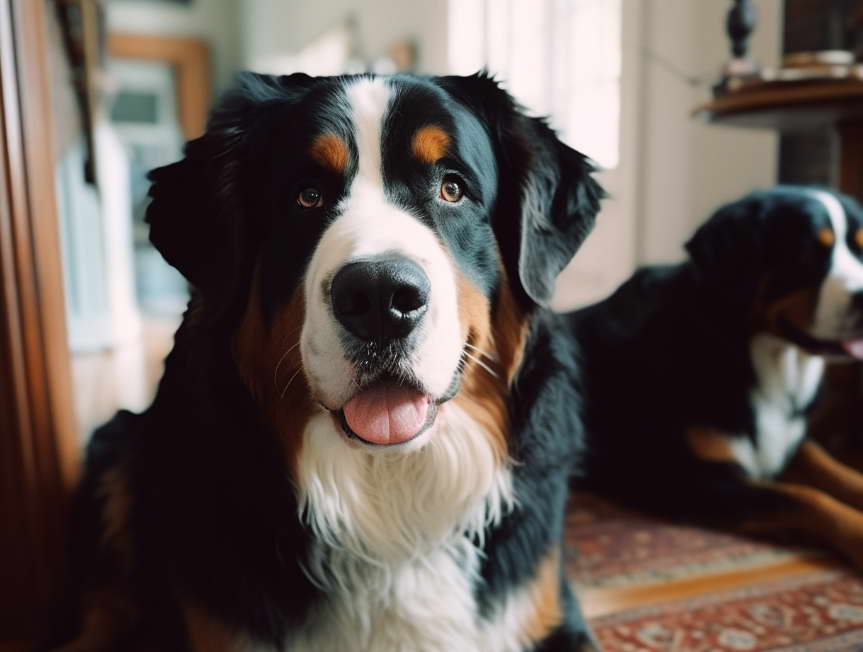 Bernese Mountain Dogs