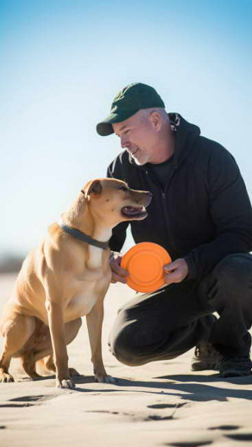 Fun Exercise Golden Retriever Pitbull Mix