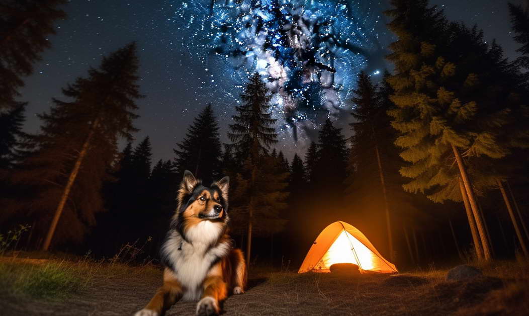 German Shepherd Border Collie Mix Camping Outdoor Activities