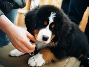 Grooming Frequency for Bernese Mountain Puppy