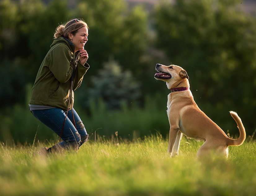 Training Golden Retriever Pitbull Mix Using Basic Commands