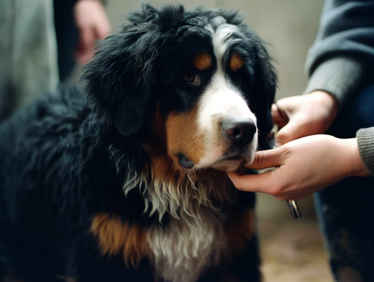 Trimming Your Bernese Mountain Dog Puppy Coat
