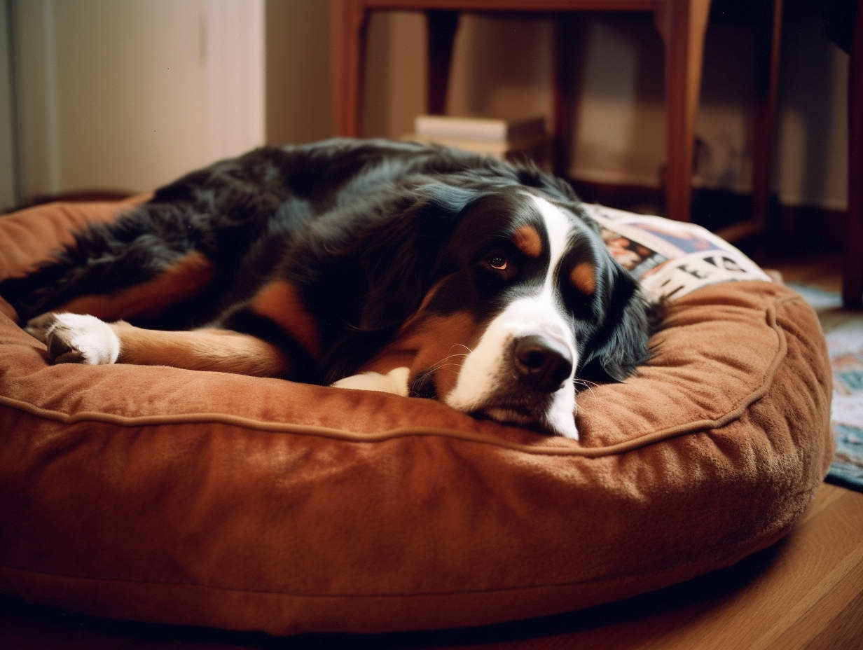 the Right Bed for Your Bernese Mountain Dog Puppy