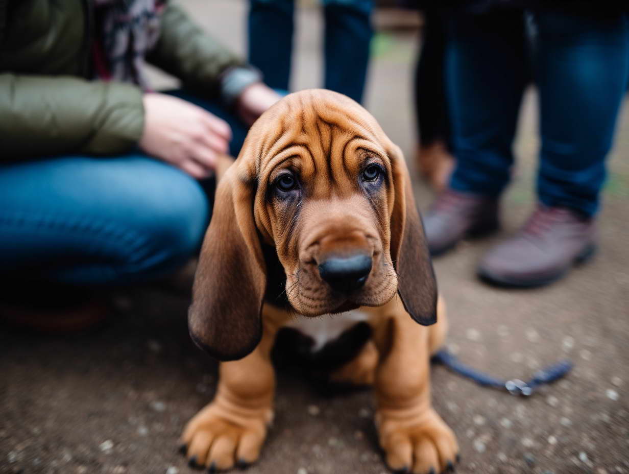 Bloodhound Puppies Make Great Family Companions