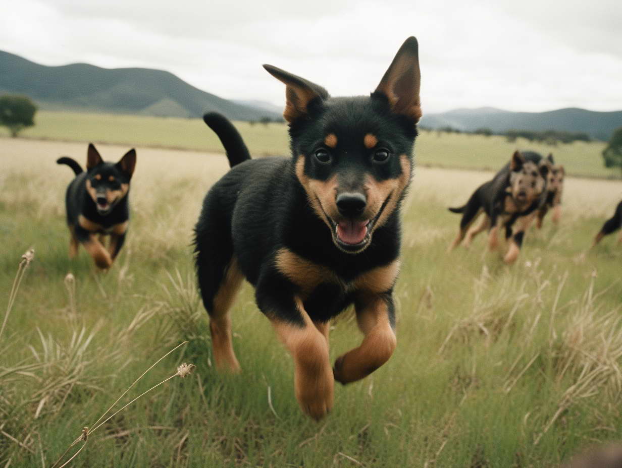 The appearance of Kelpie Puppies