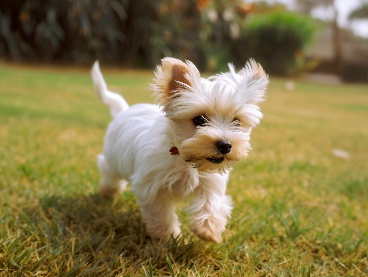 Training Your White Yorkie Puppy for Sale