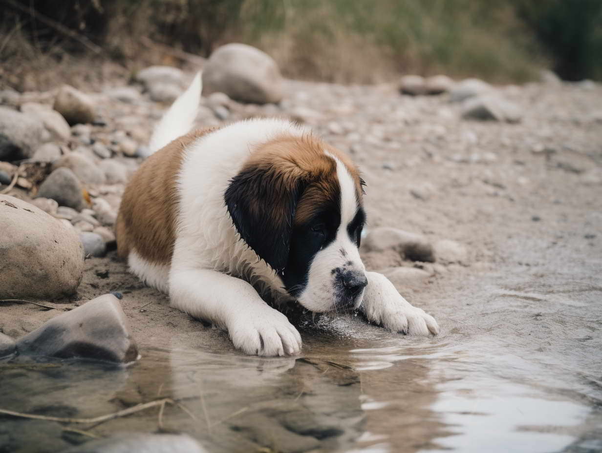 Saint Bernard Puppy For Sale Michigan