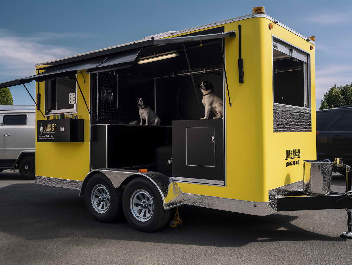 Mobile Dog Grooming Trailer