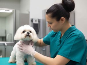 Comb and Collar Dog Grooming