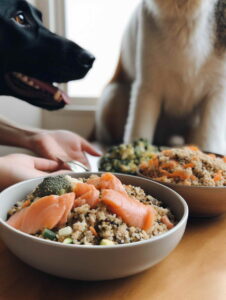 Fresh Dog Food Recipes For Small Dogs Salmon and Brown Rice