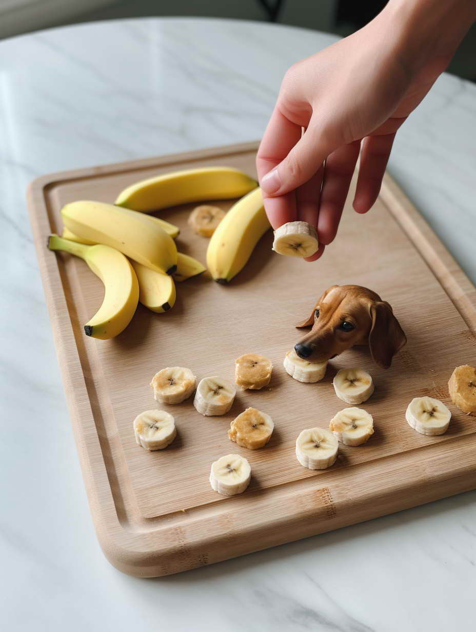Healthy Dog Treat Recipe Peanut Butter and Banana Bliss