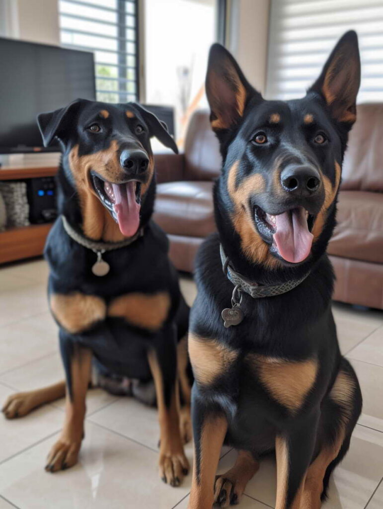 Appearance of the Mix Breed of German Shepherd and Rottweiler