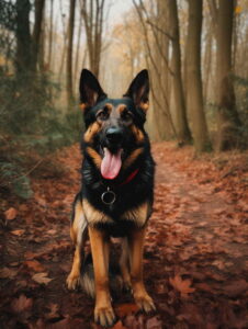 Black And Red German Shepherd Dog Appearance