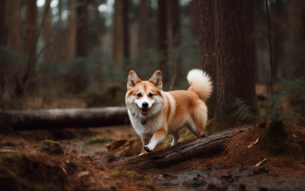 Exercise and Training of Corgi Husky
