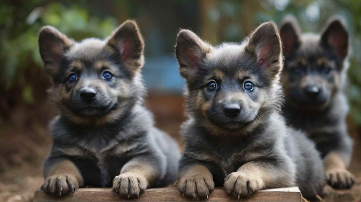 Blue Alsatian Puppies