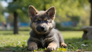 Blue Alsatian Puppy